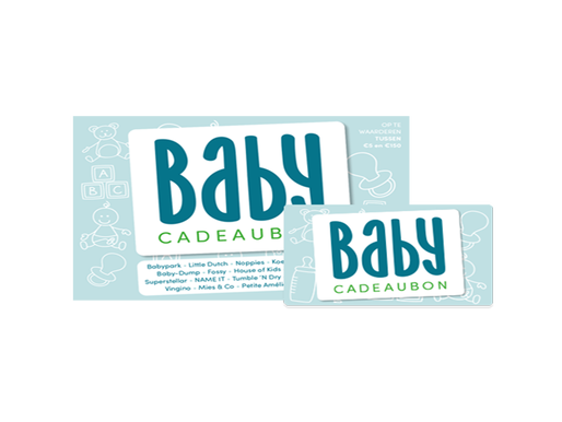 Babycadeaubon blauw