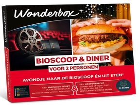 BIOSCOOP & DINER  € 65,-