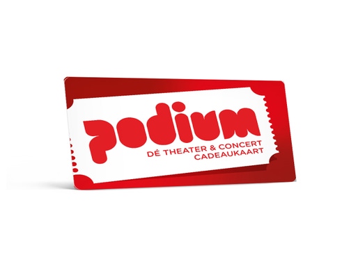 Podium digitale Cadeaukaart