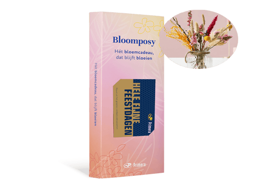 Bloomposy met Fijne Feestdagen Primera Keuze Cadeaukaart