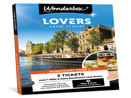 Wonderbox Lovers Wine & Cheese Canal Cruise