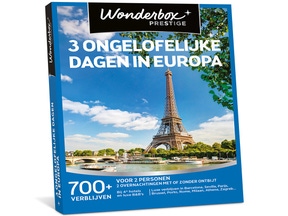 3 Ongelofelijke Dagen in Europa € 299,90