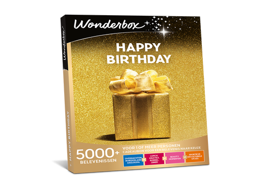 Wonderbox happy birthday 